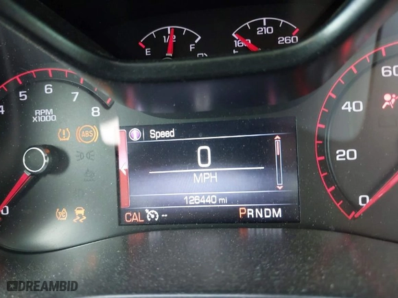 2016 GMC Canyon 4WD SLT with VIN 1GTG6DE31G1113435, listed as a IAAI auction lot 41804644 with 126,440 mi miles. Bid and sale history available at carsss.com. Image 7.