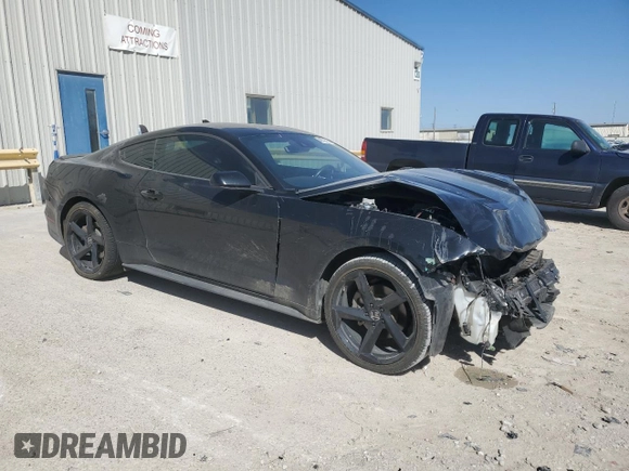 2021 Ford Mustang EcoBoost with VIN 1FA6P8TH7M5126618, listed as a Copart auction lot 48795835 with Not Provided miles and Salvage Title. Bid and sale history available at DreamBid. Image 4.