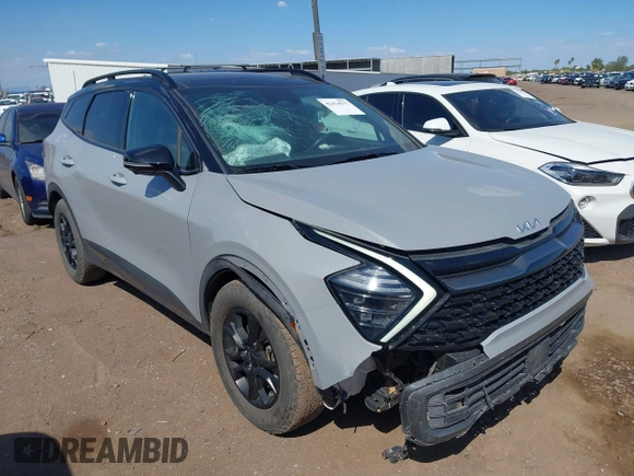2023 Kia Sportage X-Pro Prestige z VIN 5XYK7CAF7PG091605, wystawiony jako IAAI lot #42414577 z przebiegiem 43 120 mil mil oraz . Historia ofert i sprzedaży dostępna na DreamBid. Obrazek 6.