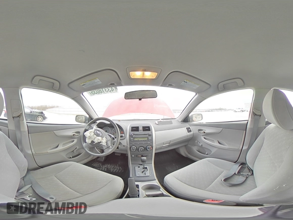 2010 Toyota Corolla with VIN 1NXBU4EE0AZ254273, listed as a Copart auction lot 43318035 with 56,394 mi miles and Salvage Title. Bid and sale history available at DreamBid. Image 12.