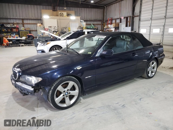 2006 BMW 3 Series 325Ci with VIN WBABW33426PX86047, listed as a Copart auction lot 48805405 with 86,241 mi miles and Salvage Title. Bid and sale history available at carsss.com. Image 1.