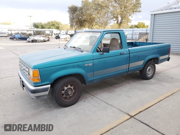 1992 Ford Ranger Splash with VIN 1FTCR10X1NTA36243, listed as a Copart auction lot 80685654 with 8,162 mi miles and Clean Title. Bid and sale history available at DreamBid. Image 1.