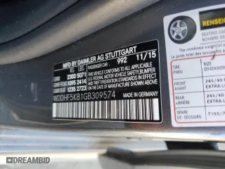 2016 Mercedes-Benz E-Class E 350 Sport with VIN WDDHF5KB1GB309574, listed as a Copart auction lot 48543175 with 125,913 mi miles and Clean Title. Bid and sale history available at carsss.com. Image 12.