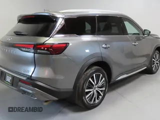 2023 Infiniti QX60 SENSORY with VIN 5N1DL1GS5PC353778, listed as a Copart auction lot 54616945 with 20,386 mi miles and Salvage Title. Bid and sale history available at carsss.com. Image 3.