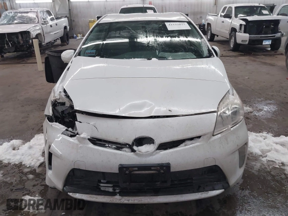 2013 Toyota Prius One with VIN JTDKN3DU5D5609960, listed as a IAAI auction lot 41533827 with 231,754 mi miles. Bid and sale history available at carsss.com. Image 12.