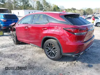 2022 Lexus RX with VIN 2T2YZMDA8NC312093, listed as a IAAI auction lot 41923448 with 24,616 mi miles. Bid and sale history available at carsss.com. Image 3.