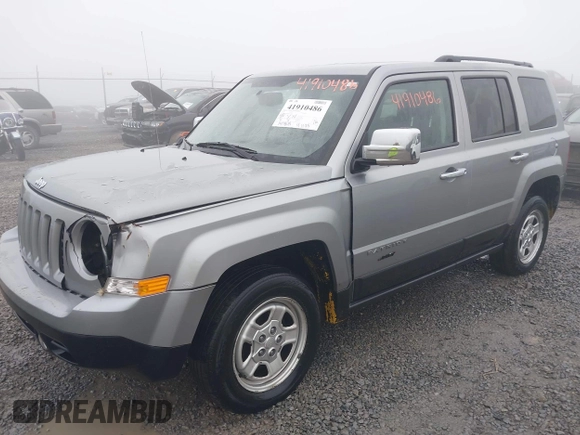2016 Jeep Patriot Sport with VIN 1C4NJRBB6GD756036, listed as a IAAI auction lot 41910486 with 147,845 mi miles and . Bid and sale history available at carsss.com. Image 19.