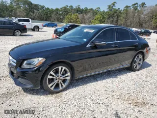2015 Mercedes-Benz C-Class C 300 with VIN 55SWF4JB4FU075745, listed as a Copart auction lot 47695835 with 105,268 mi miles and Salvage Title. Bid and sale history available at carsss.com. Image 1.