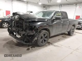 2014 Ram 1500 Express with VIN 1C6RR7FT0ES355096, listed as a IAAI auction lot 41093691 with 154,640 mi miles. Bid and sale history available at carsss.com. Image 2.