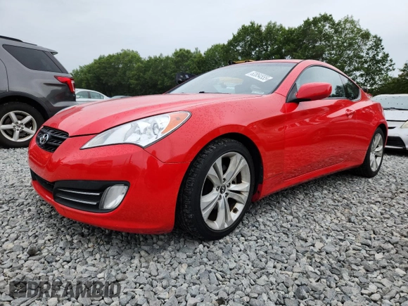 2010 Hyundai Genesis Coupe Grand Touring with VIN KMHHU6KH8AU004641, listed as a Copart auction lot 62854555 with 91,337 mi miles and Clean title. Bid and sale history available at DreamBid. Image 1.