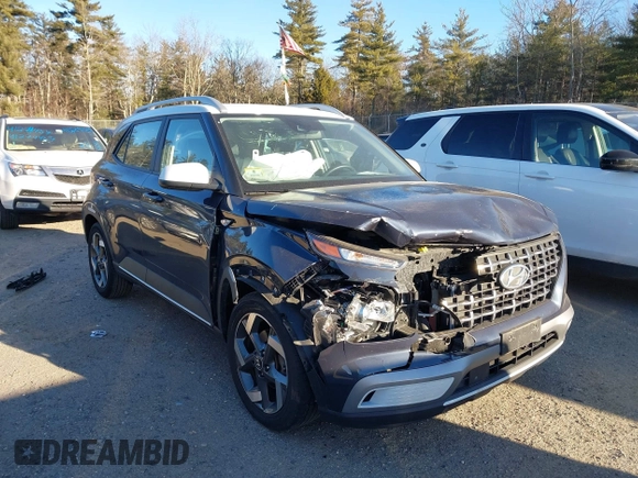 2022 Hyundai Venue Limited with VIN KMHRC8A36NU169697, listed as a IAAI auction lot 41279162 with 23,542 mi miles and . Bid and sale history available at DreamBid. Image 6.