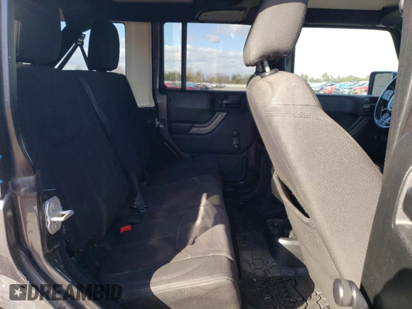 2018 Jeep Wrangler JK Unlimited Sport with VIN 1C4BJWDG9JL894502, listed as a Copart auction lot 89360855 with 100,944 mi miles and Salvage Title. Bid and sale history available at carsss.com. Image 11.