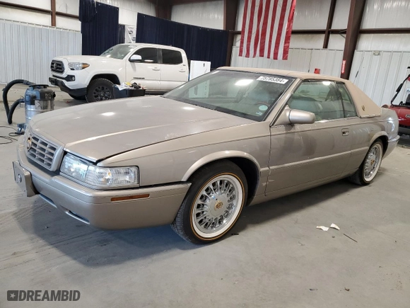 2000 Cadillac Eldorado Touring ETC with VIN 1G6ET1298YB703928, listed as a Copart auction lot 75795384 with 152,216 mi miles and Salvage Title. Bid and sale history available at carsss.com. Image 1.