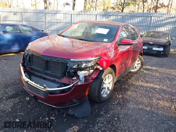 2024 Chevrolet Equinox LT with VIN 3GNAXUEG2RS243562, listed as a IAAI auction lot 41448840 with 3,004 mi miles and . Bid and sale history available at DreamBid. Image 17.