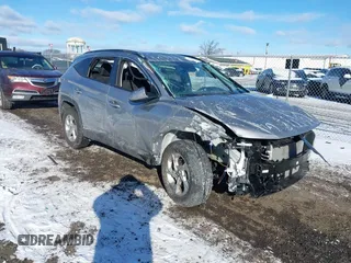 2024 Hyundai Tucson SEL with VIN KM8JBCDE0RU273270, listed as a IAAI auction lot 41264881 with 13,129 mi miles. Bid and sale history available at carsss.com. Image 1.