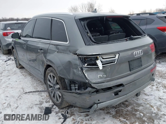2017 Audi Q7 Premium Plus with VIN WA1LAAF70HD037732, listed as a IAAI auction lot 41399099 with 144,785 mi miles. Bid and sale history available at carsss.com. Image 3.
