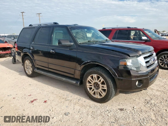 2013 Ford Expedition Limited with VIN 1FMJU2A58DEF01933, listed as a Copart auction lot 62985585 with Not provided miles and Clean title. Bid and sale history available at DreamBid. Image 4.