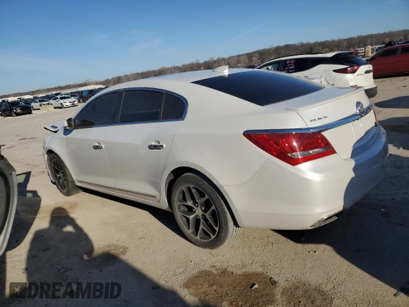 2016 Buick LaCrosse Sport Touring with VIN 1G4G45G36GF264455, listed as a Copart auction lot 49175625 with 81,394 mi miles and Salvage title. Bid and sale history available at DreamBid. Image 2.
