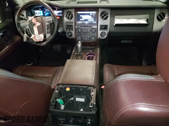 2015 Ford Expedition Platinum with VIN 1FMJU1MT5FEF18003, listed as a Copart auction lot 50179905 with 127,758 mi miles and Salvage title. Bid and sale history available at DreamBid. Image 8.