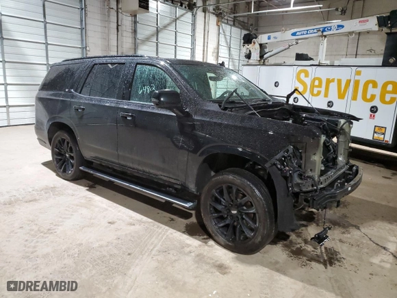 2023 Cadillac Escalade 4WD Sport Platinum with VIN 1GYS4GKL5PR336482, listed as a Copart auction lot 51202425 with 0 mi miles and Salvage Title. Bid and sale history available at carsss.com. Image 4.