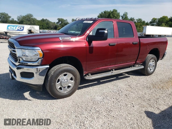 2024 Ram 2500 Tradesman with VIN 3C6UR5CJ0RG287882, listed as a Copart auction lot 68369144 with 49 mi miles and Salvage Title. Bid and sale history available at carsss.com. Image 1.