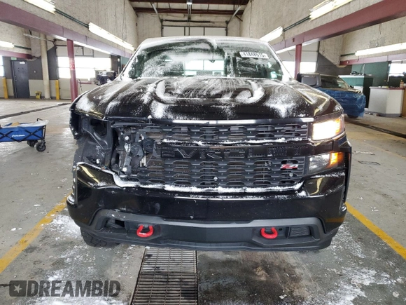 2020 Chevrolet Silverado 1500 Custom Trail Boss with VIN 1GCPYCEFXLZ206321, listed as a Copart auction lot 41848515 with 122,117 mi miles and Salvage Title. Bid and sale history available at DreamBid. Image 5.