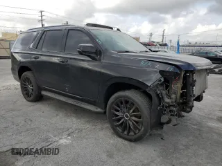 2023 Cadillac Escalade 4WD Premium Luxury with VIN 1GYS4BKL5PR388049, listed as a Copart auction lot 54626395 with 28,152 mi miles and Salvage title. Bid and sale history available at DreamBid. Image 4.