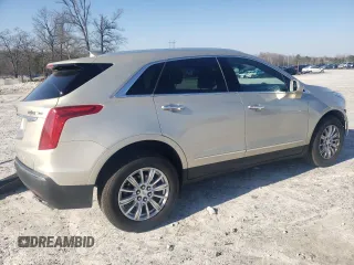 2017 Cadillac XT5 FWD with VIN 1GYKNARS0HZ124016, listed as a Copart auction lot 43510905 with 10,552 mi miles and Salvage Title. Bid and sale history available at carsss.com. Image 3.