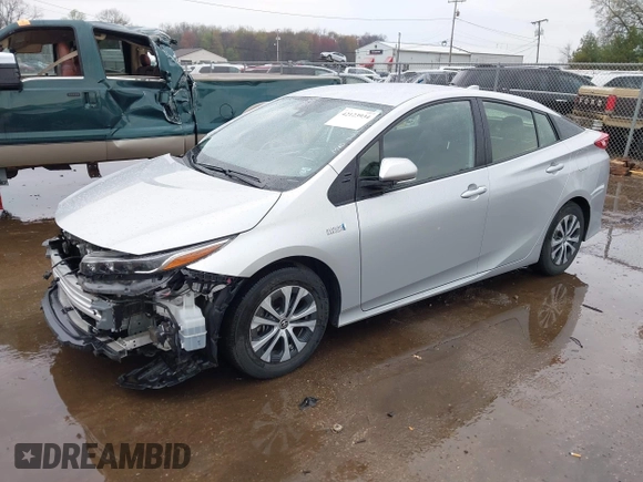 2021 Toyota Prius LE with VIN JTDKAMFP9M3170928, listed as a IAAI auction lot 42123934 with 58,293 mi miles and . Bid and sale history available at DreamBid. Image 18.