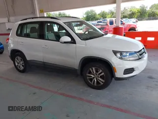 2017 Volkswagen Tiguan S with VIN WVGAV7AX8HK028540, listed as a IAAI auction lot 42256745 with 118,394 mi miles and . Bid and sale history available at DreamBid. Image 1.