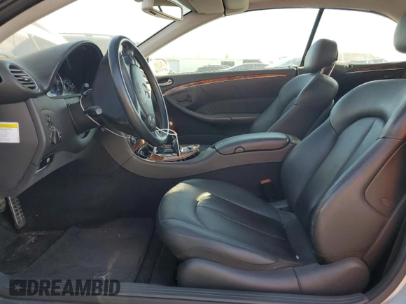 2005 Mercedes-Benz CLK-Class 3.2L with VIN WDBTK65J75F122191, listed as a Copart auction lot 77580334 with 51,439 mi miles and Salvage Title. Bid and sale history available at carsss.com. Image 7.
