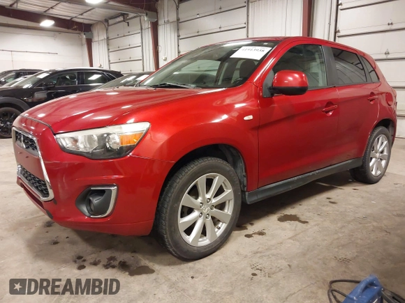 2015 Mitsubishi Outlander Sport ES with VIN 4A4AP3AU9FE024773, listed as a IAAI auction lot 41913938 with 190,740 mi miles. Bid and sale history available at carsss.com. Image 19.