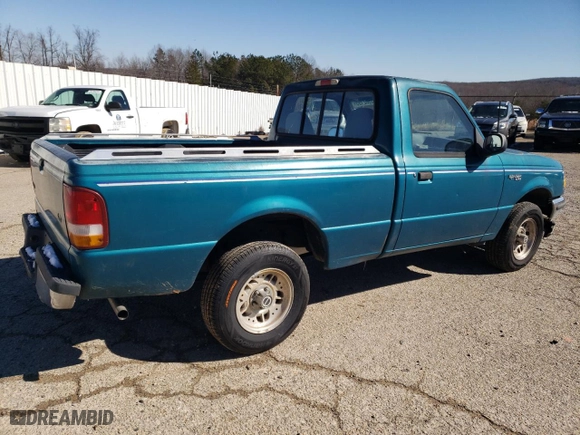 1993 Ford Ranger Splash with VIN 1FTCR10X2PUA80703, listed as a Copart auction lot 45962195 with 63,199 mi miles and Salvage Title. Bid and sale history available at carsss.com. Image 3.