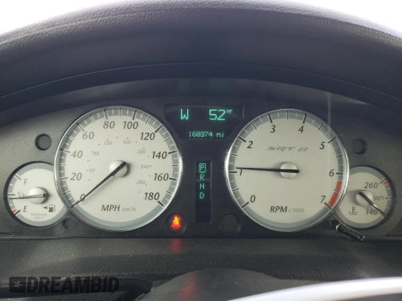 2006 Chrysler 300 C SRT8 with VIN 2C3LA73WX6H421400, listed as a Copart auction lot 48517725 with 168,374 mi miles and Non Repairable. Bid and sale history available at carsss.com. Image 9.