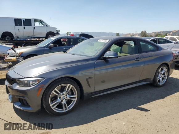2020 BMW 4 Series 430i z VIN WBA4W3C03LFH13652, wystawiony jako Copart lot #66787724 z przebiegiem 26 490 mil mil oraz Szkoda całkowita • Salvage title. Historia ofert i sprzedaży dostępna na DreamBid. Obrazek 1.