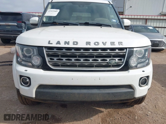 2016 Land Rover LR4 HSE with VIN SALAG2V69GA790579, listed as a IAAI auction lot 41925969 with 119,229 mi miles and . Bid and sale history available at DreamBid. Image 13.