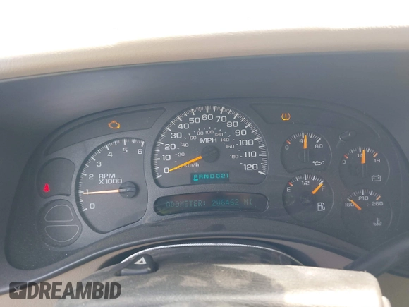 2004 Chevrolet Tahoe LS z VIN 1GNEC13Z04R248965, wystawiony jako IAAI lot #42031653 z przebiegiem 206 462 mil mil oraz . Historia ofert i sprzedaży dostępna na DreamBid. Obrazek 7.