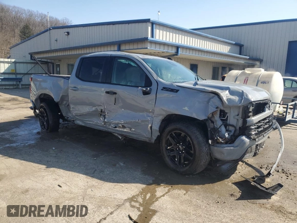 2024 Chevrolet Silverado 1500 RST with VIN 2GCUDEEDXR1247199, listed as a Copart auction lot 48608675 with 10,798 mi miles and Salvage Title. Bid and sale history available at carsss.com. Image 4.