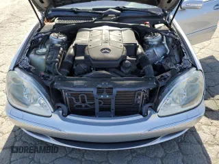 2003 Mercedes-Benz S 500 z VIN WDBNG75J73A358818, wystawiony jako Copart lot #58184495 z przebiegiem Nie podano mil oraz Czysty tytuł • Clean title. Historia ofert i sprzedaży dostępna na DreamBid. Obrazek 11.
