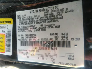 2013 Lincoln MKZ Hybrid с VIN 3LN6L2LU1DR813649, выставлен на аукционе IAAI как лот 42887168 с пробегом 245 475 миль миль и . История ставок и продаж доступна на DreamBid. Изображение 9.