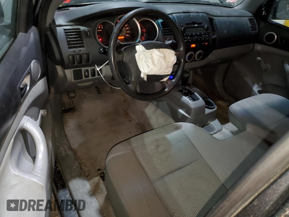 2010 Toyota Tacoma with VIN 5TENX4CN6AZ713986, listed as a Copart auction lot 43010405 with 128,049 mi miles and Salvage Title. Bid and sale history available at carsss.com. Image 8.