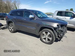 2015 Jeep Grand Cherokee Overland with VIN 1C4RJFCG4FC637643, listed as a Copart auction lot 47181524 with 67,050 mi miles and Salvage Title. Bid and sale history available at carsss.com. Image 4.