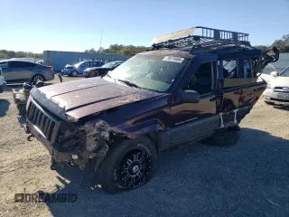 1997 Jeep Grand Cherokee Laredo with VIN 1J4GZ58Y3VC653093, listed as a Copart auction lot 79576964 with 0 mi miles and Salvage Title. Bid and sale history available at carsss.com. Image 1.