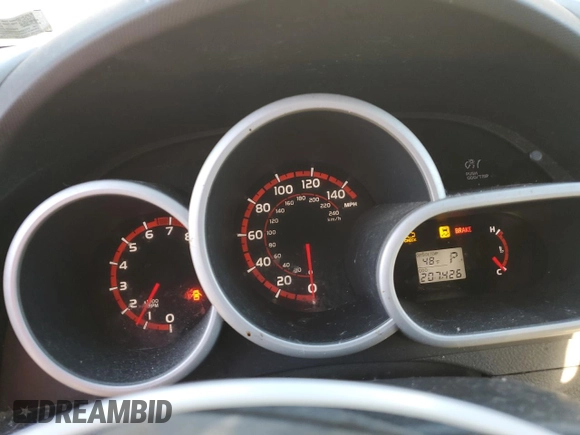 2009 Pontiac Vibe w/1SB with VIN 5Y2SP67059Z422030, listed as a Copart auction lot 80166944 with 207,426 mi miles and Salvage Title. Bid and sale history available at carsss.com. Image 9.