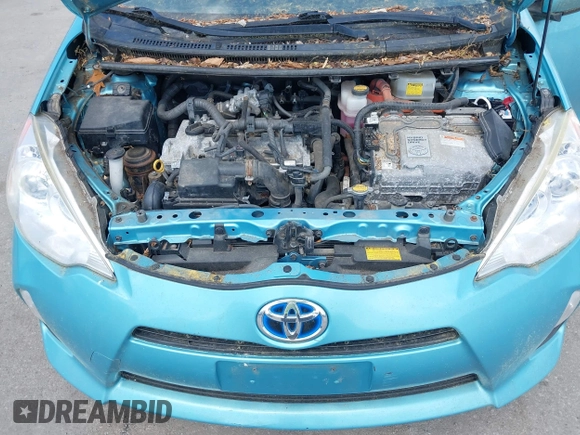 2014 Toyota Prius One with VIN JTDKDTB30E1077183, listed as a IAAI auction lot 42183675 with 92,560 mi miles and . Bid and sale history available at DreamBid. Image 10.
