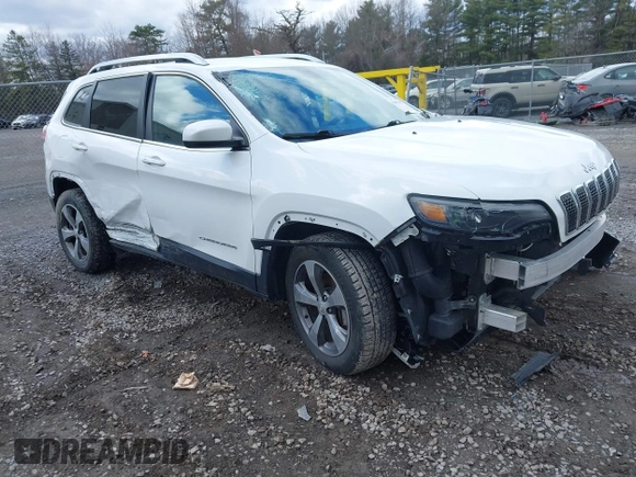 2020 Jeep Cherokee Limited with VIN 1C4PJMDN6LD537882, listed as a IAAI auction lot 41867807 with 45,556 mi miles. Bid and sale history available at carsss.com. Image 1.