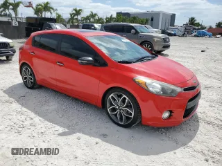 2015 Kia Forte 5-Door SX with VIN KNAFZ5A3XF5325611, listed as a Copart auction lot 54336765 with 166,230 mi miles and Clean Title. Bid and sale history available at carsss.com. Image 4.