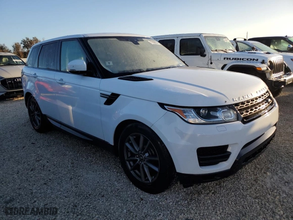 2017 Land Rover Range Rover Sport SE with VIN SALWG2FV7HA667554, listed as a Copart auction lot 77099824 with 0 mi miles and Salvage Title. Bid and sale history available at carsss.com. Image 4.