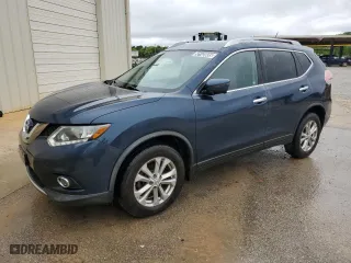 2016 Nissan Rogue SV with VIN KNMAT2MV2GP680658, listed as a Copart auction lot 52143935 with 220,031 mi miles and Clean Title. Bid and sale history available at carsss.com. Image 1.