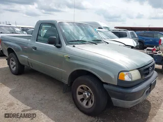 2003 Mazda B-Series 2WD Truck SX with VIN 4F4YR12D23TM22246, listed as a IAAI auction lot 42111577 with 182,803 mi miles. Bid and sale history available at carsss.com. Image 1.